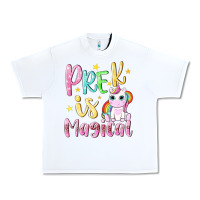 White pre k is magical Urban Heavy Tee - NancyCooperArtShop