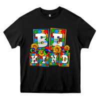 Black bee kind autism Heavy Core Tee - AdoDesignShop