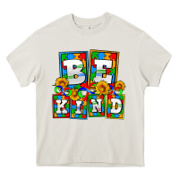 Cream bee kind autism Heavy Core Tee - AdoDesignShop