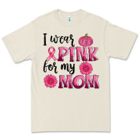 I Wear Pink For My Mom Sunlower And Pumpkin Premium Tee | Teevron
