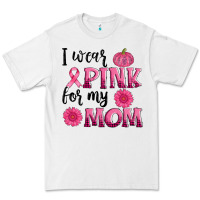 White i wear pink for my mom sunlower and pumpkin Premium Tee - AdoDesignShop