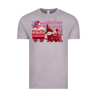 Vintage Zinc valentines express with gnomies Vintage Tee - NancyCooperArtShop