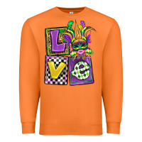 Carrot love mardi gras Premium Sweatshirt - OliviaCreatesArt