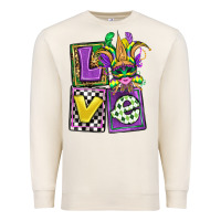 Sandshell love mardi gras Premium Sweatshirt - OliviaCreatesArt