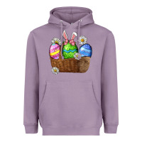 Lavender Easter eggs  Easter Day Heavyweight Hoodie - CowGirlArtShop