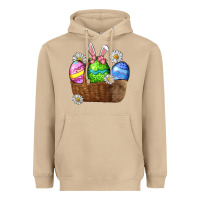 Mushroom Easter eggs  Easter Day Heavyweight Hoodie - CowGirlArtShop