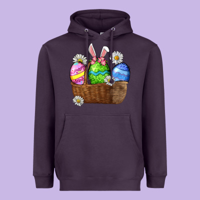 Easter Eggs  Easter Day Heavyweight Hoodie Designed By Cowgirlartshop