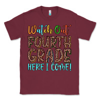 Burgundy watch out fourth grade here i come! Classic Tee - JahusDesignShop