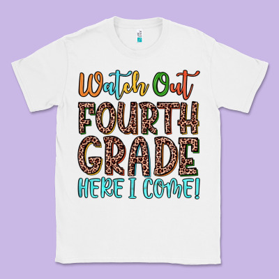 Watch Out Fourth Grade Here I Come! Classic Tee Designed By Jahusdesignshop