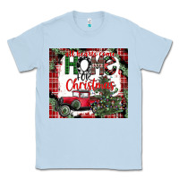 Dusty Blue christmas homecoming celebration Classic Tee - CowhideDigitalArt