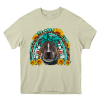 Mossy western pitbull rainbow Heavy Core Tee - Artiststas