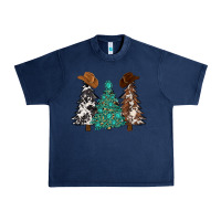 Navy cowhide with gemstones trees Urban Heavy Tee - MaliasSmallBusiness