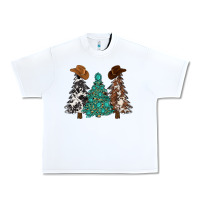 White cowhide with gemstones trees Urban Heavy Tee - MaliasSmallBusiness