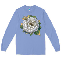 Colony Blue Pillow Fight Rose Long Sleeve Tee - LillyAllenDesigns