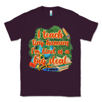 Plum i teach tiny humans im kind of a big deal Classic Tee - NancyCooperArtShop