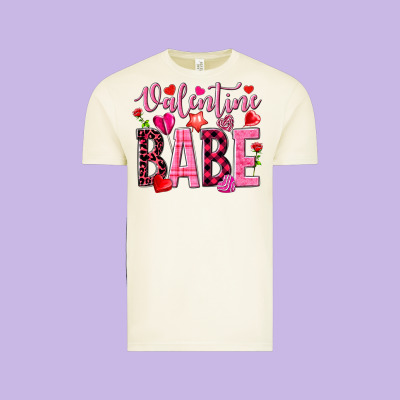 Valentine Babe Vintage Tee Designed By Nancycooperartshop