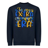 Navy in my extra chromosome era Heavyweight Sweatshirt - Artiststas