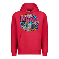 Cardinal Mama vibes Mother's Day Premium Hoodie - CowGirlArtShop