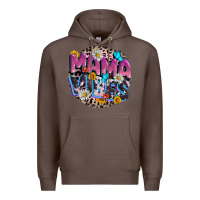 Coffee Mama vibes Mother's Day Premium Hoodie - CowGirlArtShop