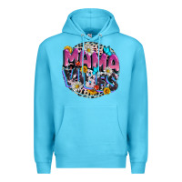 Ocean Blue Mama vibes Mother's Day Premium Hoodie - CowGirlArtShop