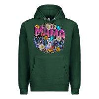 Sports Green Mama vibes Mother's Day Premium Hoodie - CowGirlArtShop