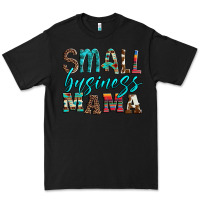 Black small business mama leopard turquoise aztec serape cowhide Premium Tee - Artiststas