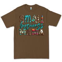 Cacao small business mama leopard turquoise aztec serape cowhide Premium Tee - Artiststas