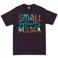 Plum small business mama leopard turquoise aztec serape cowhide Premium Tee - Artiststas