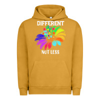 Pigment Peanut Butter Different Not Less Daisy Autism Puzzle Urban Hoodie - CowhideDigitalArt