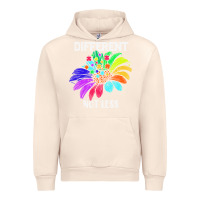 Sandshell Different Not Less Daisy Autism Puzzle Urban Hoodie - CowhideDigitalArt