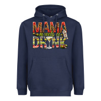 Navy Mama needs a drink mother's day Heavyweight Hoodie - HowdyJamesFarm