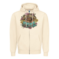 Sandshell Southern Nana western flowers Zipper Hoodie - HowdyJamesFarm