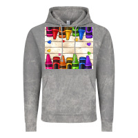 Cloud Rock custom teacher name crayons Vintage Hoodie - NancyCooperArtShop