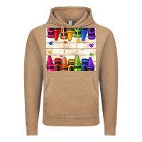 Vintage Coffee custom teacher name crayons Vintage Hoodie - NancyCooperArtShop