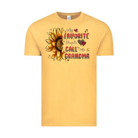 Vintage Mustard my favorite people call me grandma Vintage Tee - MaliasSmallBusiness