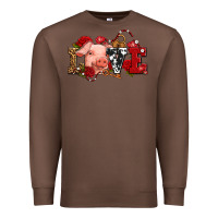 Chestnut love with pig olivia Premium Sweatshirt - OliviaCreatesArt