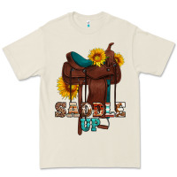 Bone saddle up cowboy western sunflowers Premium Tee - Artiststas