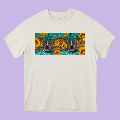 Western Pitbull Heavy Core Tee Designed By Artiststas
