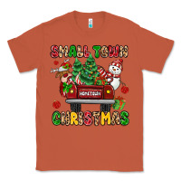 Christmas Santa And Reindeer Truck Classic Tee | Teevron