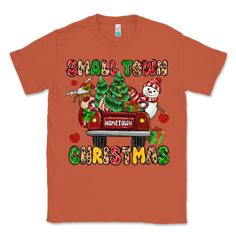 Christmas Santa And Reindeer Truck Classic Tee by MaliasSmallBusiness | Teevron