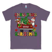 Lavender Christmas Santa and reindeer truck Classic Tee - MaliasSmallBusiness