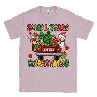 Lilac Christmas Santa and reindeer truck Classic Tee - MaliasSmallBusiness