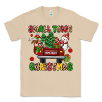 Mushroom Christmas Santa and reindeer truck Classic Tee - MaliasSmallBusiness