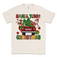 Natural Christmas Santa and reindeer truck Classic Tee - MaliasSmallBusiness