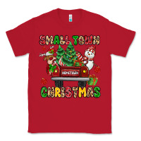 Red Christmas Santa and reindeer truck Classic Tee - MaliasSmallBusiness