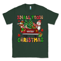 Sports Green Christmas Santa and reindeer truck Classic Tee - MaliasSmallBusiness