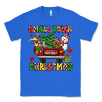 True Royal Christmas Santa and reindeer truck Classic Tee - MaliasSmallBusiness