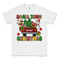 White Christmas Santa and reindeer truck Classic Tee - MaliasSmallBusiness