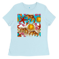Beach Seamless Pattern Ladies Tee | Teevron