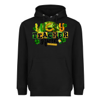 Black Lucky Teacher Squad St. Patrick's Day Heavyweight Hoodie - CowGirlArtShop